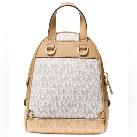 29. Michael Kors Signature Rhea Zip XS Backpack - Picture 3 of 10